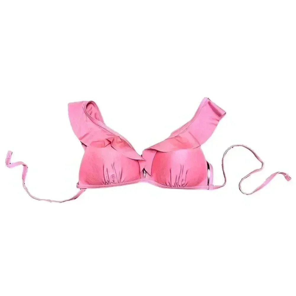 🌟 No Boundaries Pink Bikini Top Women's Swimwear Size S 🌟